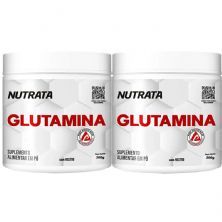 Kit 2X Glutamin UP Imuno Day - 300g - Nutrata