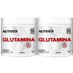 Kit 2X Glutamin UP Imuno Day - 300g - Nutrata