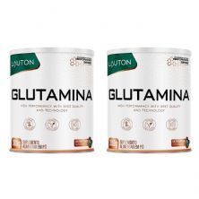 Kit 2X Glutamina Ultrapure - 300g Sem Sabor - Lauton Nutrition
