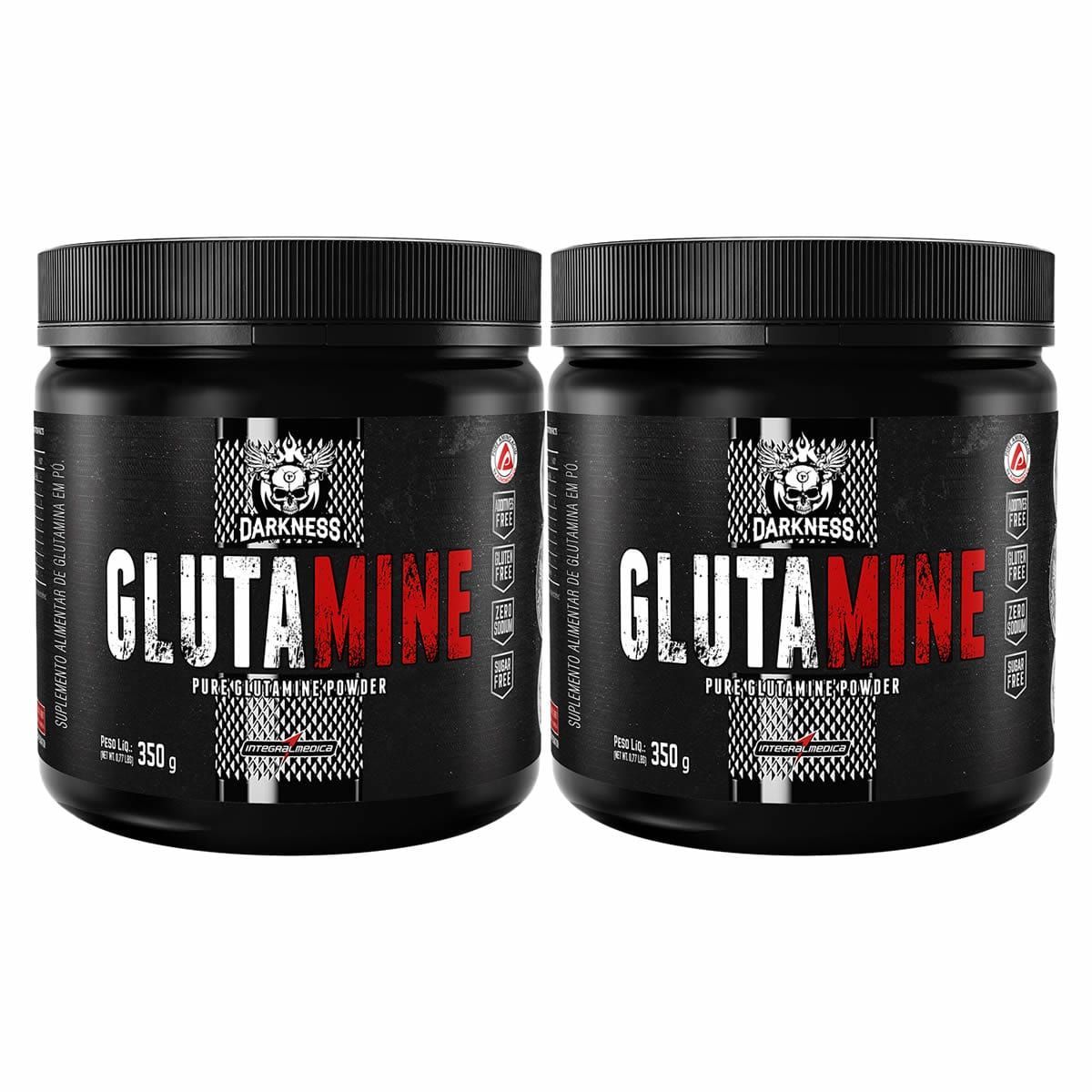 Kit 2X Glutamine Darkness - 350g - IntegralM�dica