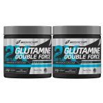 Kit 2X Glutamine Double Force - 150g Natural - BodyAction