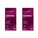 Kit 2X Glutationa - 30 C�psulas - Puravida