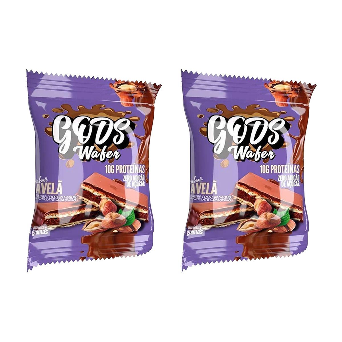 Kit 2X Gods Wafer  - 1 Unidade de 51g Avel� - Canibal