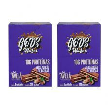Kit 2X Gods Wafer  - 6 Unidades de 51g Avel� - Canibal