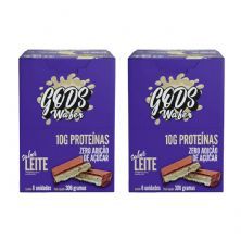 Kit 2X Gods Wafer  - 6 Unidades de 51g Leite - Canibal