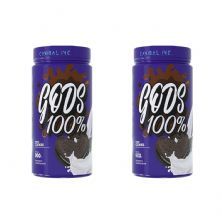 Kit 2X Gods Whey 100% - 900g Cookies - Canibal