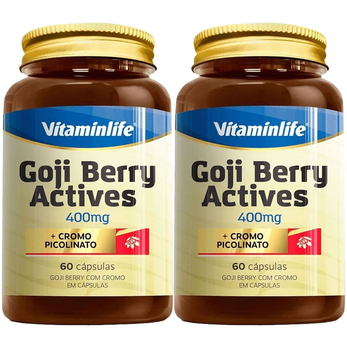 Kit 2X Goji Berry Actives - 60 C�psulas - Vitaminlife