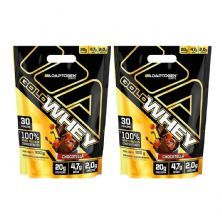 Kit 2X Gold Whey - 900g Refil Chocotella - Adaptogen