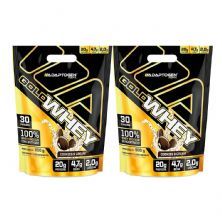 Kit 2X Gold Whey - 900g Refil Cookies e Cream - Adaptogen