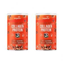 Kit 2X Grass Fed Balance Collagen Protein - 560g Chocolate com Avel� - Bigens