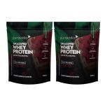 Kit 2X Grassfed Whey Protein - Refil 900g Framboesa - Pura Vida