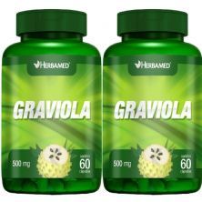 Kit 2X Graviola - 60 C�psulas - Herbamed