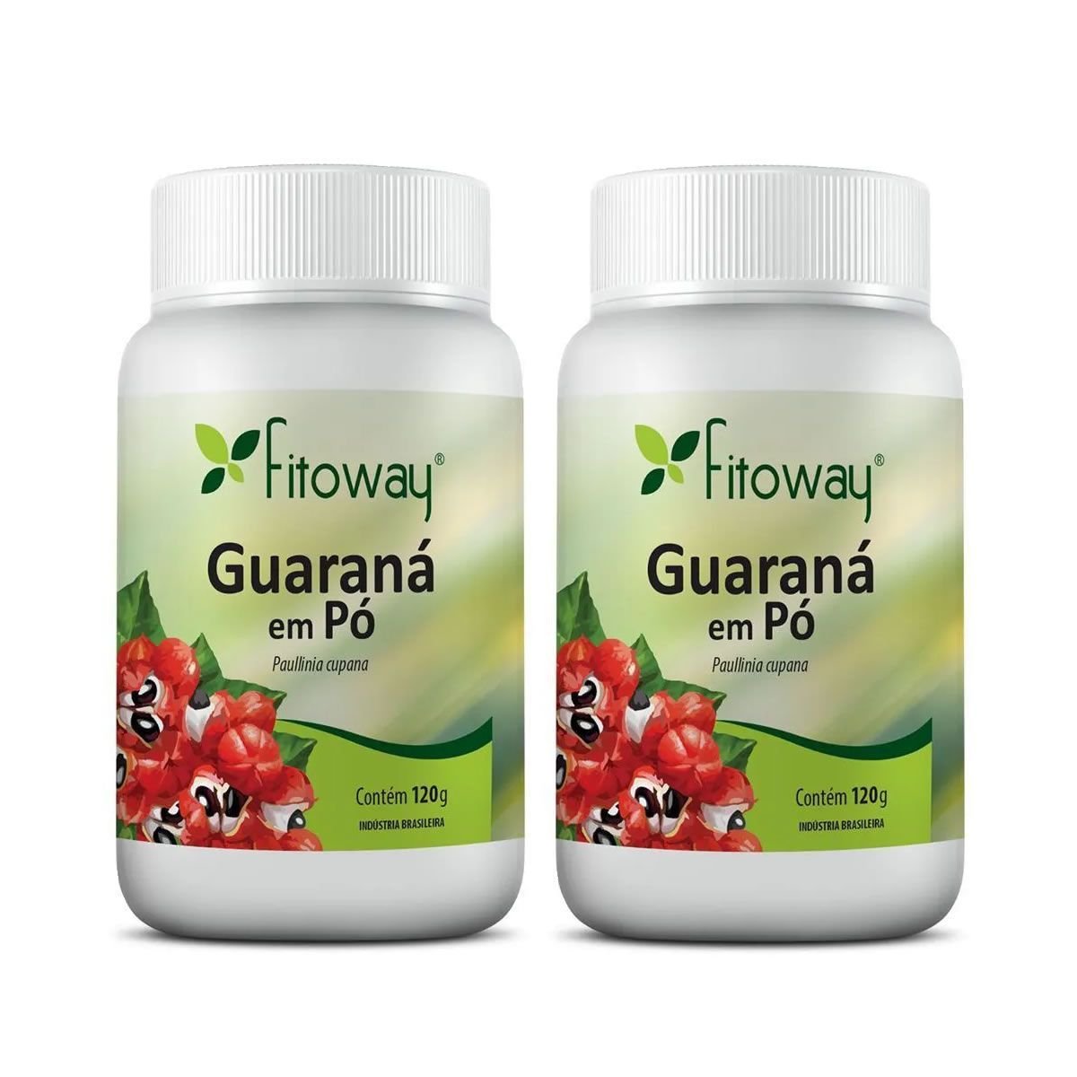 Kit 2X Guarana em P� - 120g - Fitoway