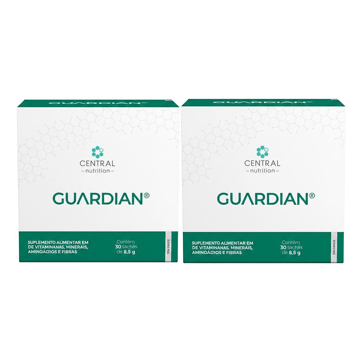 Kit 2X Guardian Suplemento Alimentar em P� - 30 Sach�s 8,5g Sem Sabor - Central Nutrition