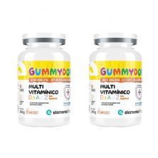 Kit 2X GummyDop Kids - 60 Gomas Tangerina - ElementoPuro