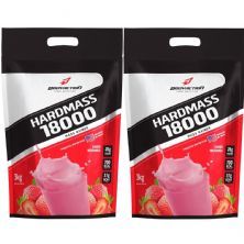 Kit 2X Hard Mass 18000 - 3000g Morango - BodyAction