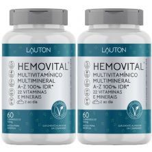 Kit 2X Hemovital Multivitam�nico - 60 C�psulas - Lauton Nutrition