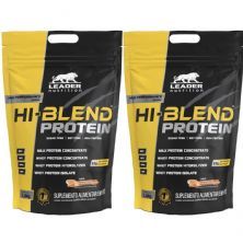 Kit 2X Hi-Blend Protein  - 1800g Refil Amendoim - Leader Nutrition