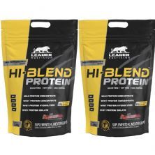 Kit 2X Hi-Blend Protein - 1800g Refil Frutas Vermelhas - Leader Nutrition