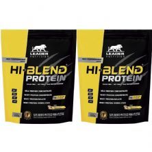 Kit 2X Hi-Blend Protein - 900g Refil Banana Split - Leader Nutrition