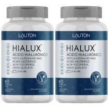 Kit 2X Hialux �cido Hialur�nico - 60 C�psulas - Lauton Nutrition