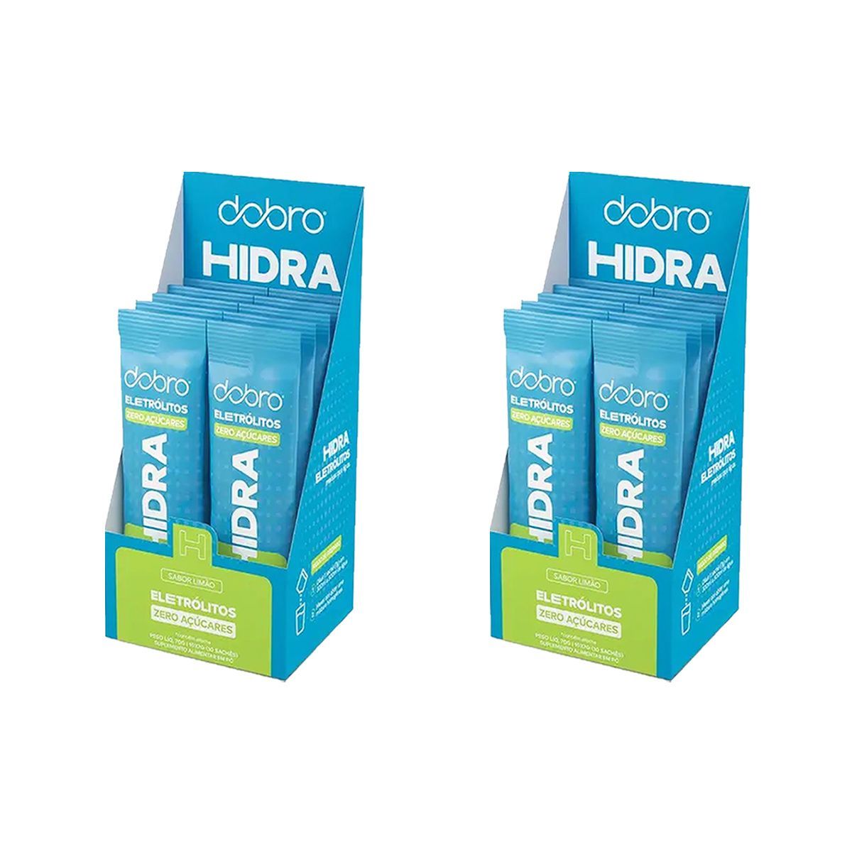 Kit 2X Hidra Eletr�litos - 10 Sach�s 7 g Lim�o - Dobro