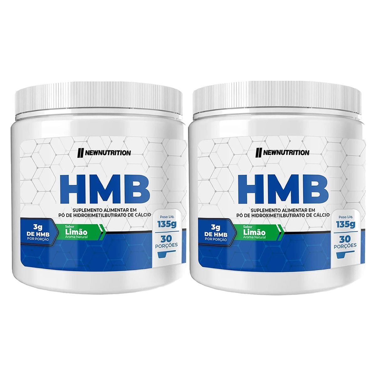 Kit 2X Hmb Em P� - 135g Lim�o - NewNutrition