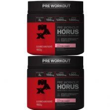 Kit 2X H�rus Pre Workout - 150g Cotton Candy - Max Titanium
