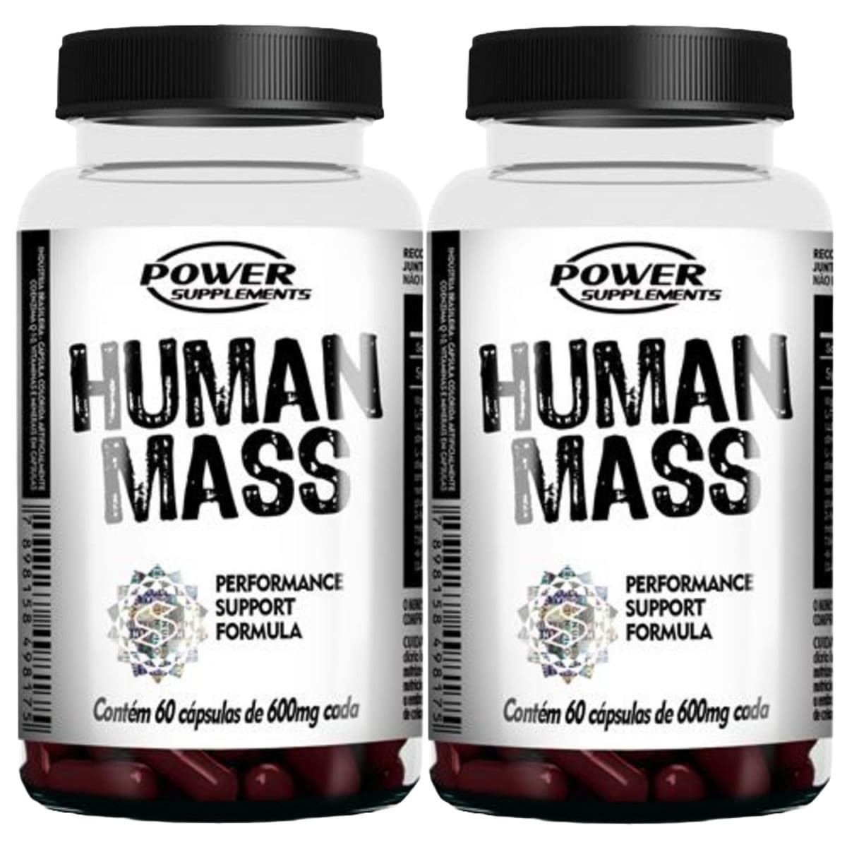 Kit 2X Human Mass - 60 C�psulas - Power Supplements