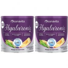 Kit 2X Hyaluronic Skin - 300g P�ssego e Capim Santo  - Sanavita