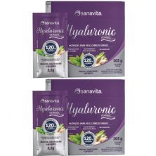 Kit 2X Hyaluronic Verisol 120mg - 30 Sticks de 3,5g Matacha, Capim Lim�o e Gengibre - Sanavita
