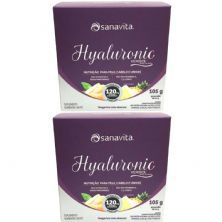 Kit 2X Hyaluronic Verisol 120mg - 30 Sticks de 3,5g Tangerina com Abacaxi - Sanavita
