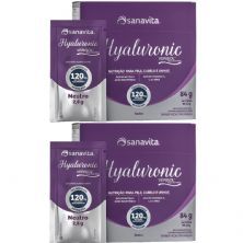 Kit 2X Hyaluronic Verisol - 30 Sticks de 2,8g Neutro - Sanavita