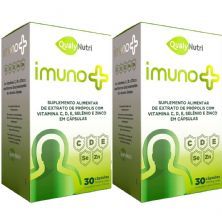 Kit 2X Imuno Mais -  30 C�psulas - Qualynutri