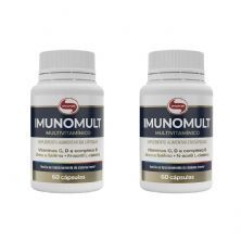 Kit 2X Imunomult Multivitam�nico - 60 C�psulas - Vitafor