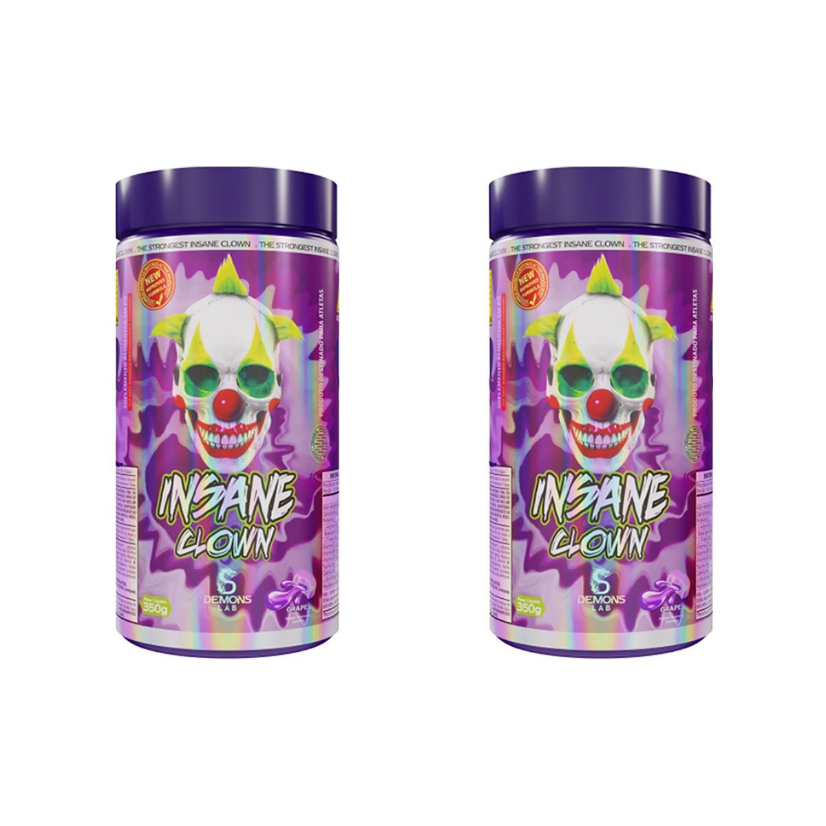 Kit 2X Insane Clown - 350g Grape - Demons Lab