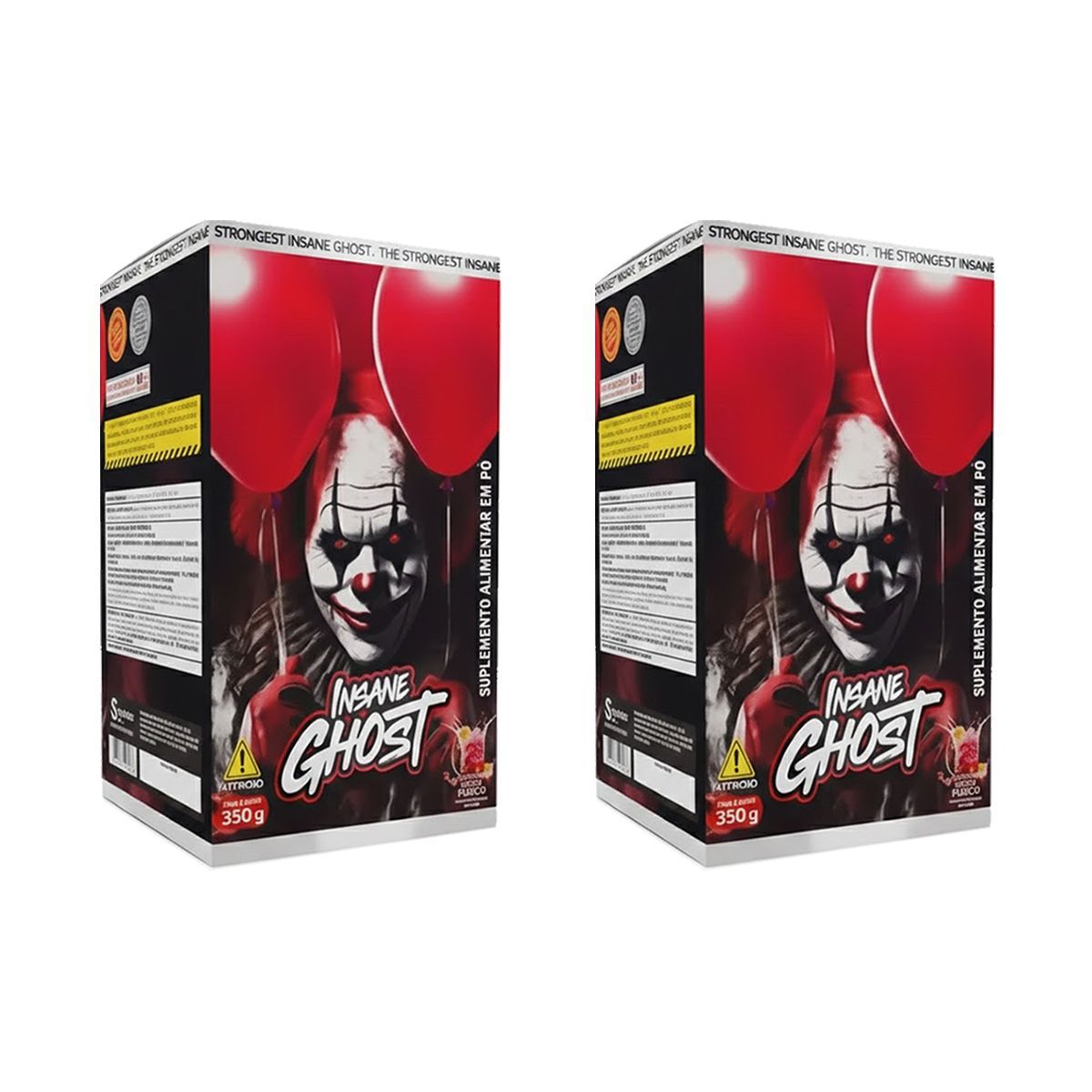 Kit 2X Insane Ghost - 350g Frutas Vermelhas - Demons Lab