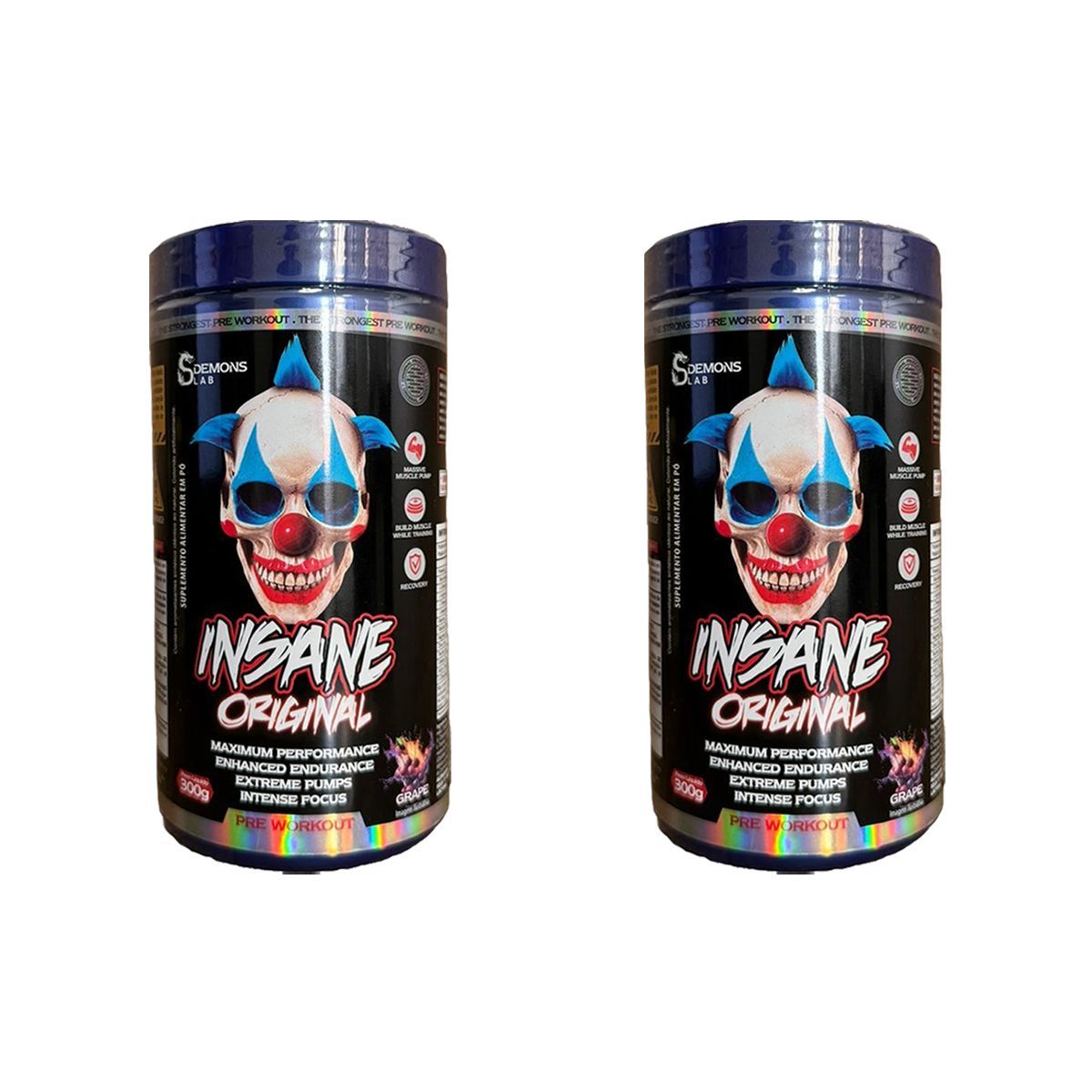 Kit 2X Insane Original - 300g Grape - Demons Lab