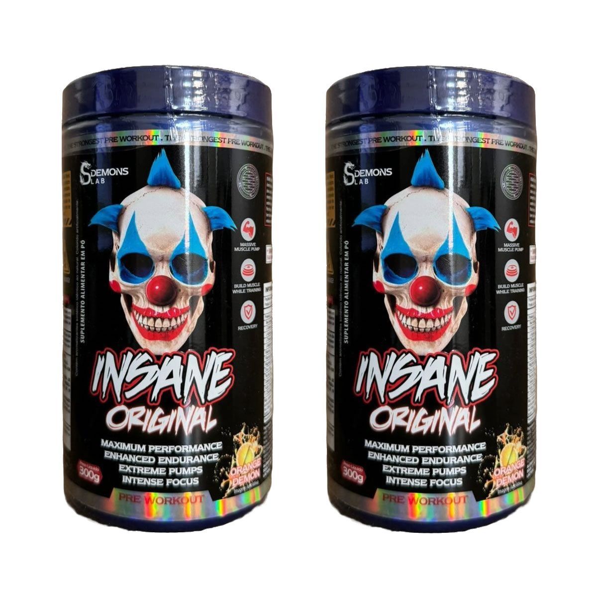 Kit 2X Insane Original - 300g Orange Demon - Demons Lab