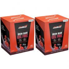 Kit 2X Iron Man Gel Fire - 10 Sach�s 30g A�a� com Guaran� - New Millen