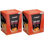 Kit 2X Iron Man Gel Fire - 10 Sach�s 30g Tangerina - New Millen