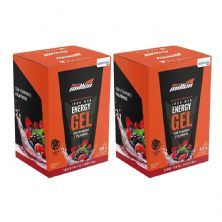 Kit 2X Iron Man Instant Energy Gel - 10 Unidades 30g Frutas Vermelhas - New Millen