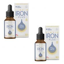 Kit 2X Iron Plus Liquid - 30ml Morango - True Source