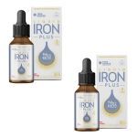 Kit 2X Iron Plus Liquid - 30ml Morango - True Source