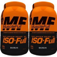 Kit 2X Iso Full Protein - 810g Baunilha - MuscleFull