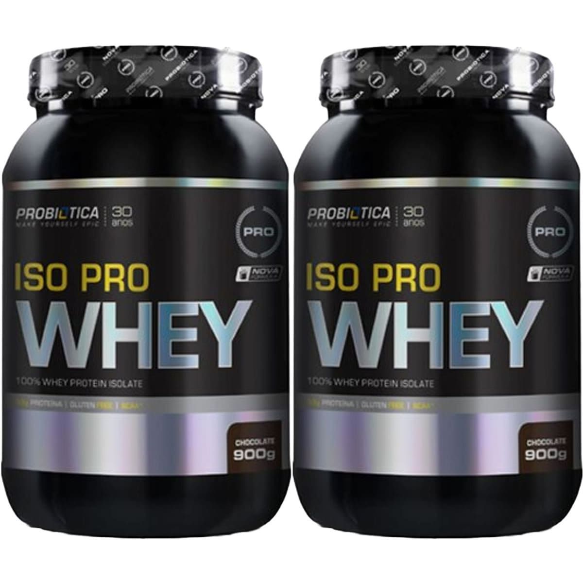 Kit 2X Iso Pro Whey - 900g Chocolate - Probiotica