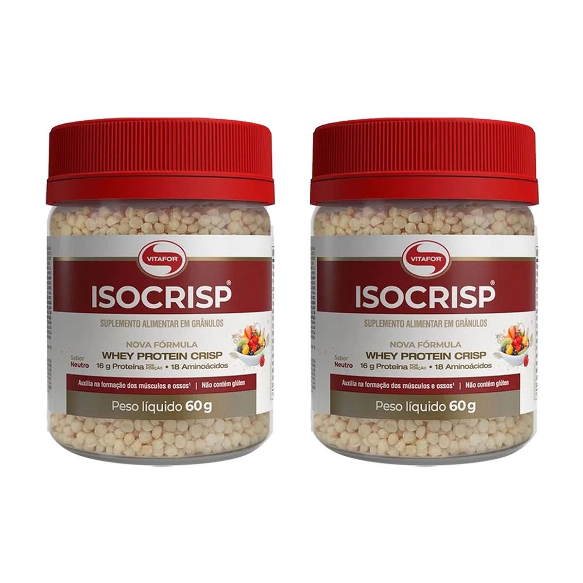 Kit 2X Isocrisp - 60g - Vitafor