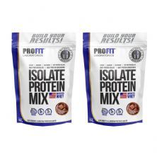 Kit 2X Isolate Protein Mix - 900g Refil Chocolate Ao Leite - ProFit