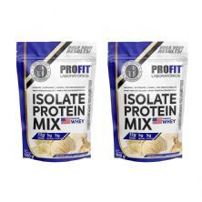 Kit 2X Isolate Protein Mix - 900g Refil Chocolate Branco - ProFit