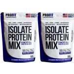 Kit 2X Isolate Protein Mix Refil - 900g Morango - ProFit